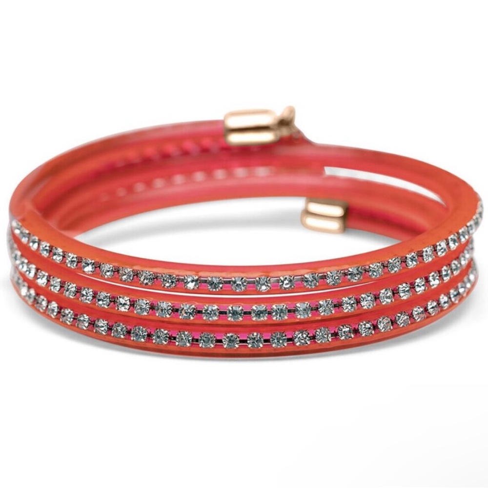Marc By Marc Jacobs Slinky Wrap Knockout Pink Bracelet